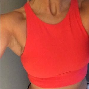 Lululemon high neck energy bra long line